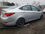 2015 Hyundai Accent Gls Silver vin: KMHCU4AE6FU877883