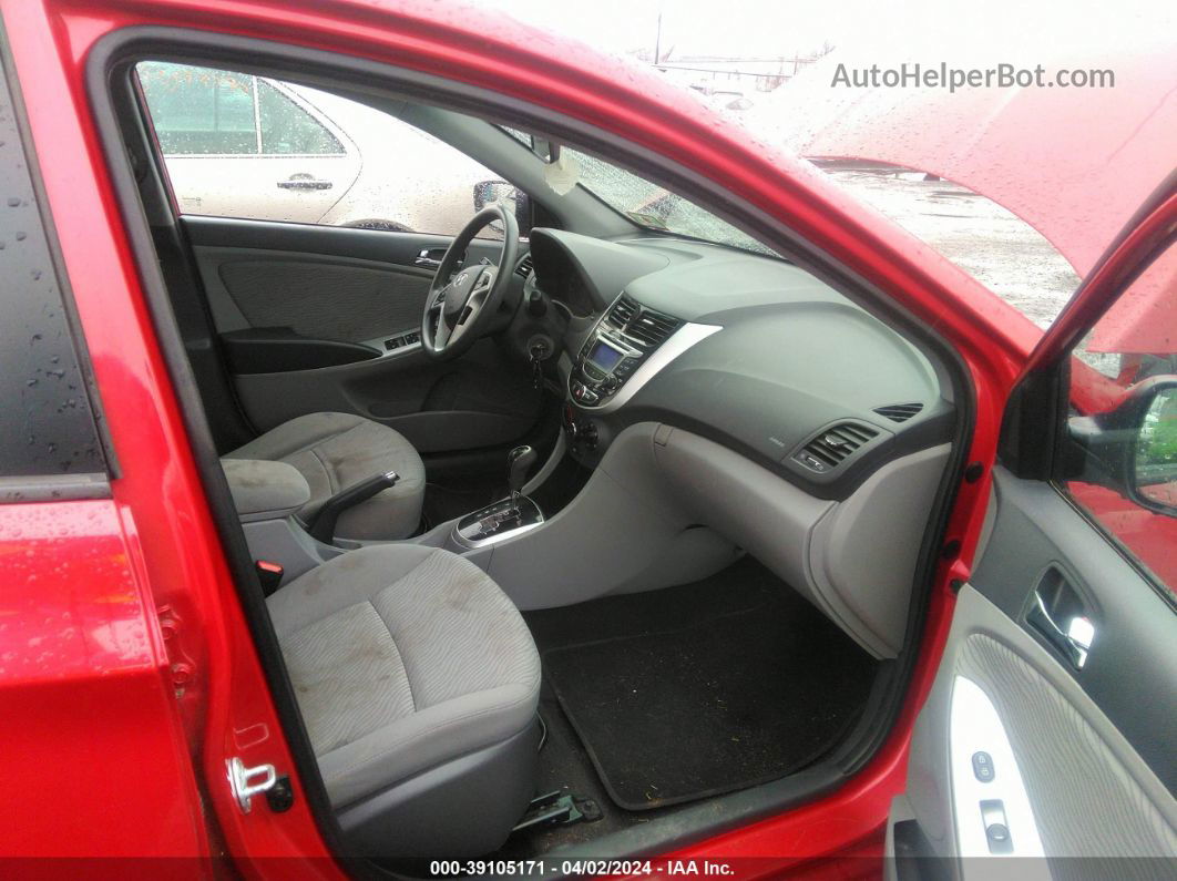 2013 Hyundai Accent Gls Красный vin: KMHCU4AE7DU583261