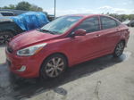 2014 Hyundai Accent Gls Red vin: KMHCU4AE7EU732656