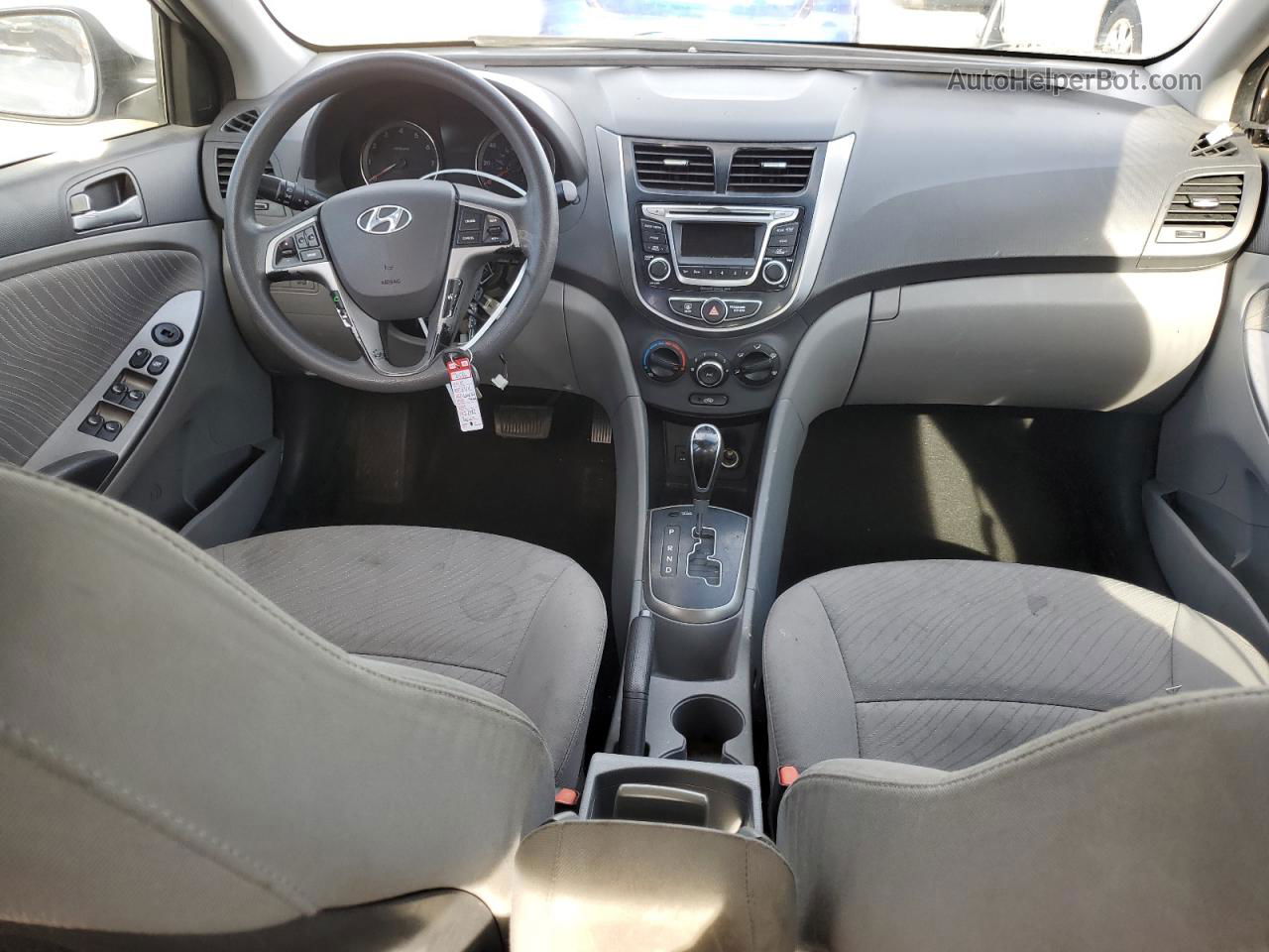 2015 Hyundai Accent Gls Silver vin: KMHCU4AE8FU907482