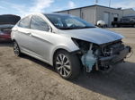 2015 Hyundai Accent Gls Silver vin: KMHCU4AE8FU907482