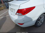 2013 Hyundai Accent Gls White vin: KMHCU4AE9DU319586