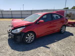 2014 Hyundai Accent Gls Red vin: KMHCU4AE9EU700565