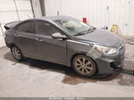 2013 Hyundai Accent Gls Gray vin: KMHCU4AEXDU365427