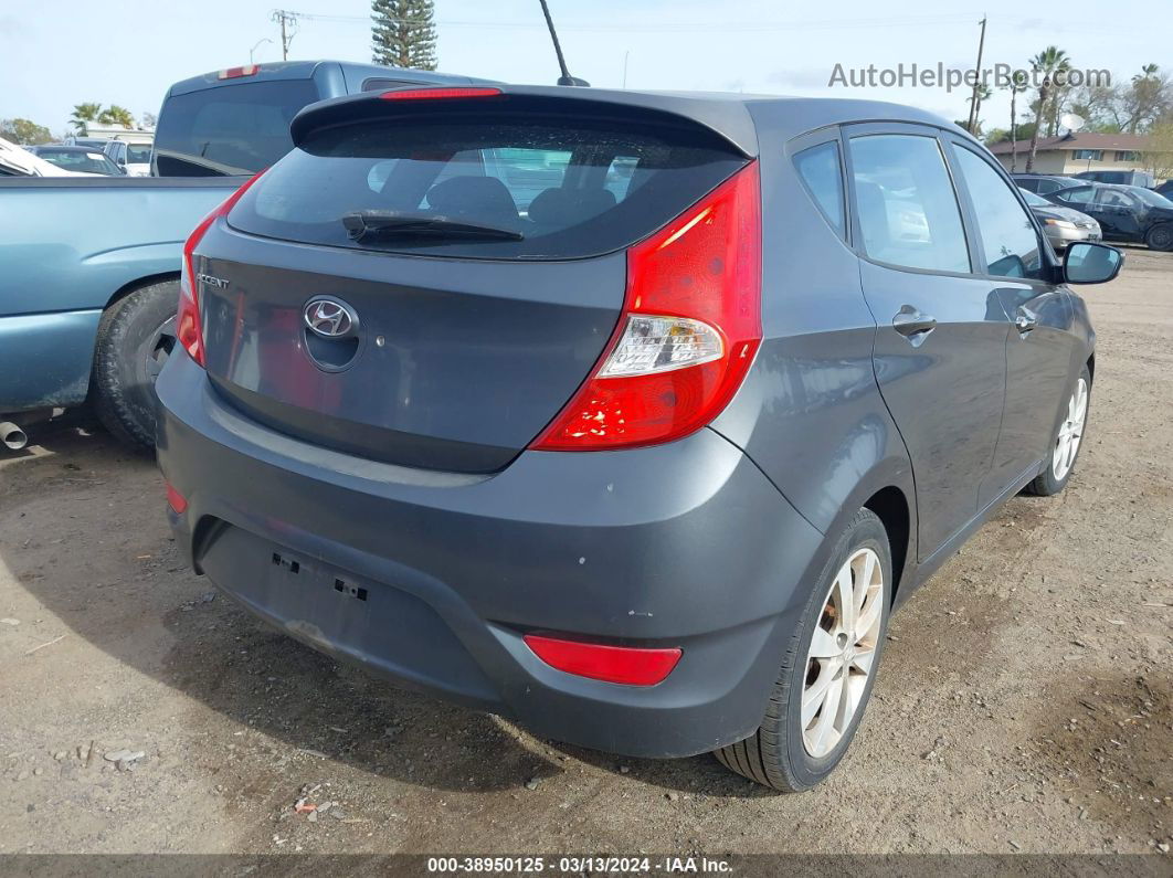 2013 Hyundai Accent Se Gray vin: KMHCU5AE2DU065175