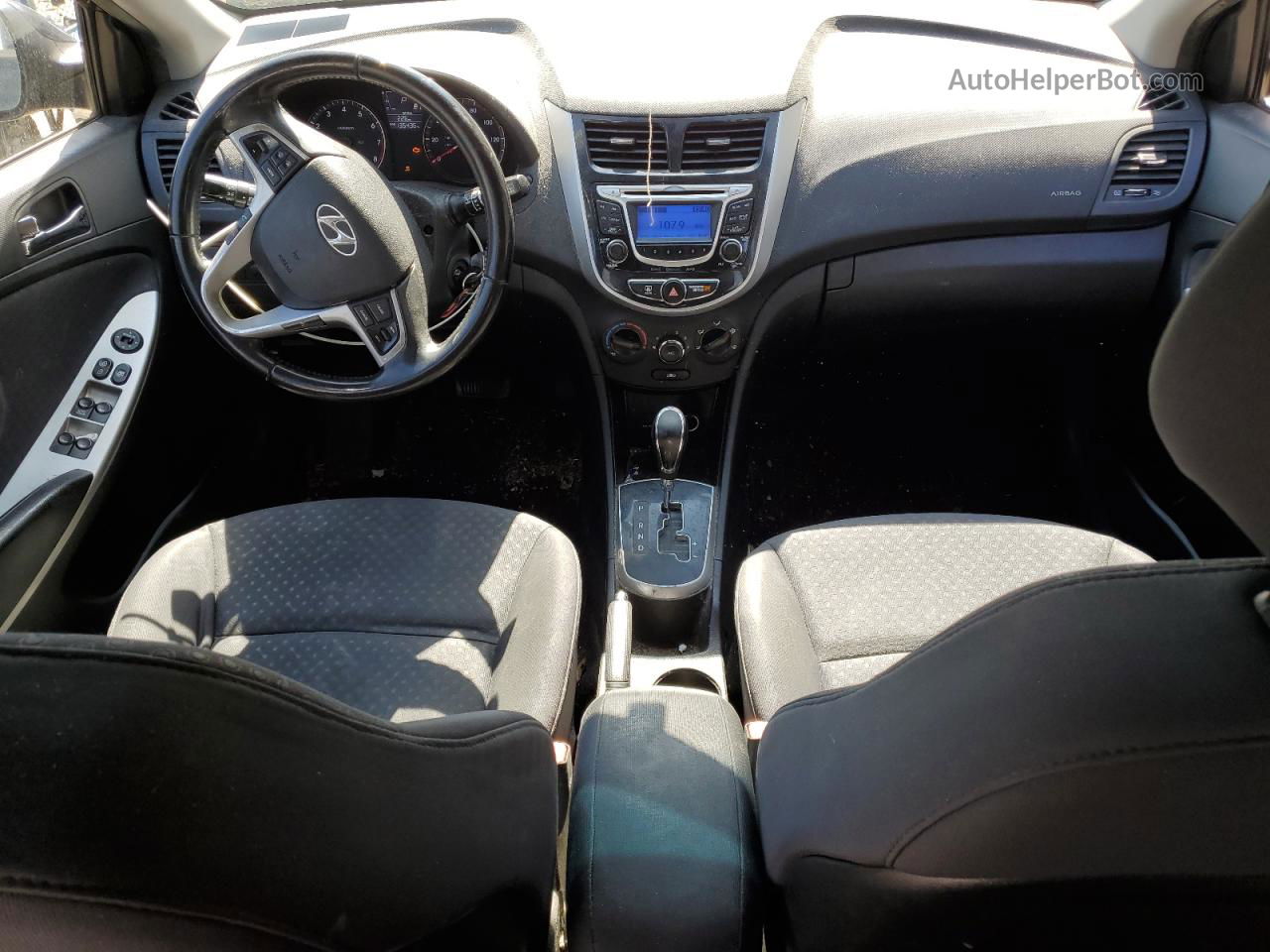 2013 Hyundai Accent Gls Черный vin: KMHCU5AE3DU120393