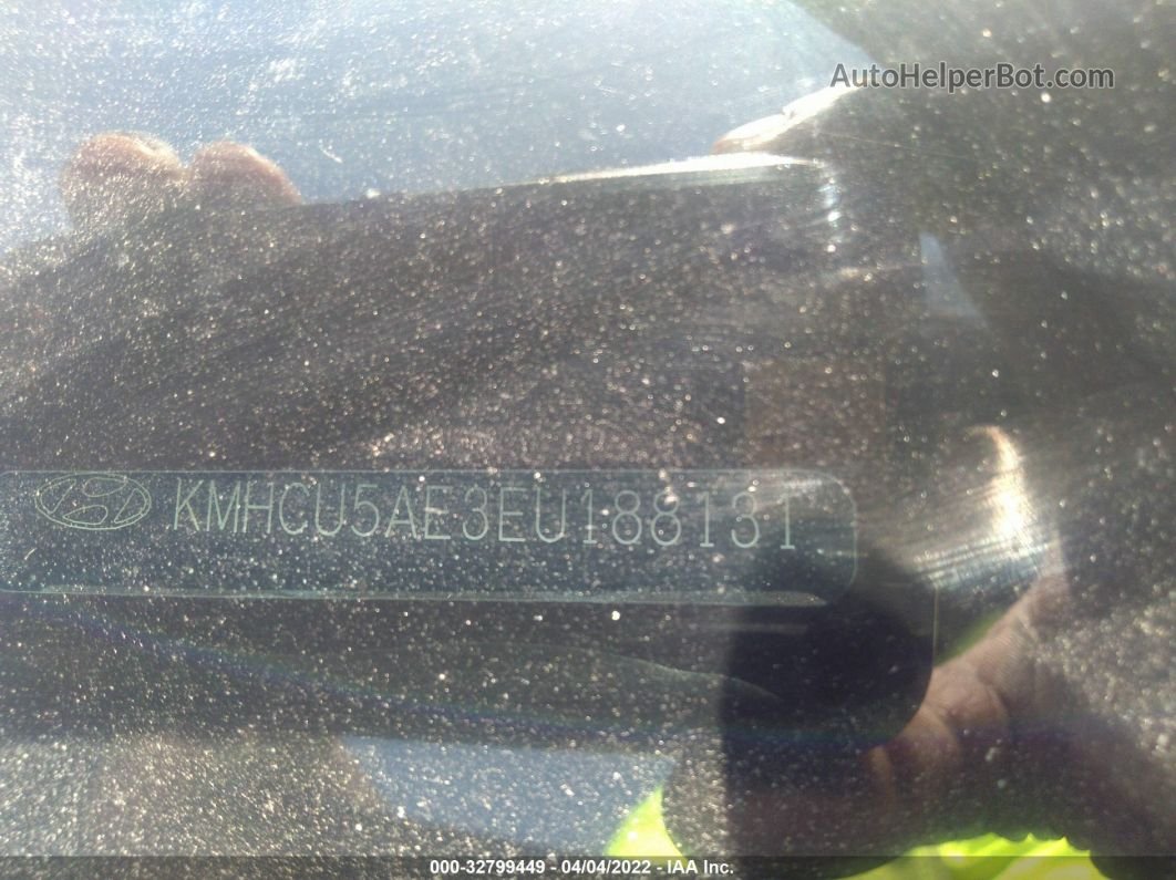 2014 Hyundai Accent Se Черный vin: KMHCU5AE3EU188131