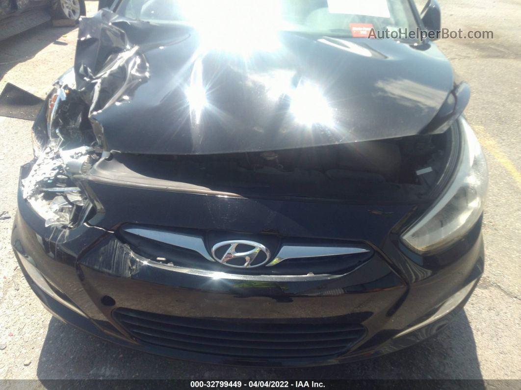 2014 Hyundai Accent Se Черный vin: KMHCU5AE3EU188131