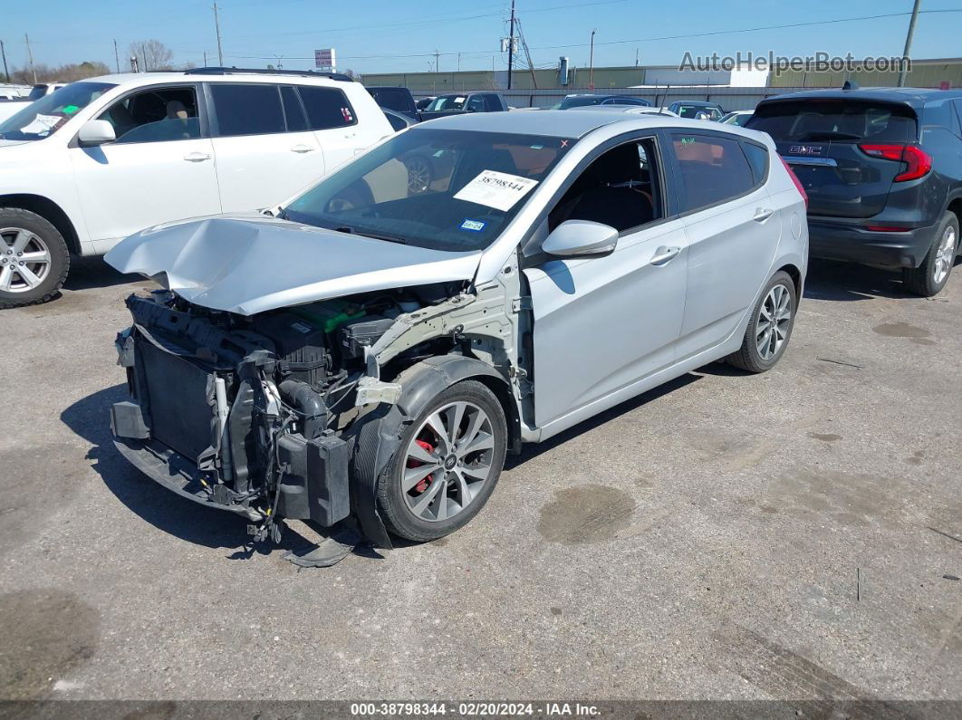 2016 Hyundai Accent Sport Silver vin: KMHCU5AE4GU249330