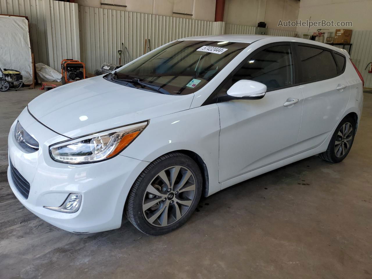 2017 Hyundai Accent Sport White vin: KMHCU5AE4HU359893