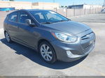 2013 Hyundai Accent Se Gray vin: KMHCU5AE5DU063212