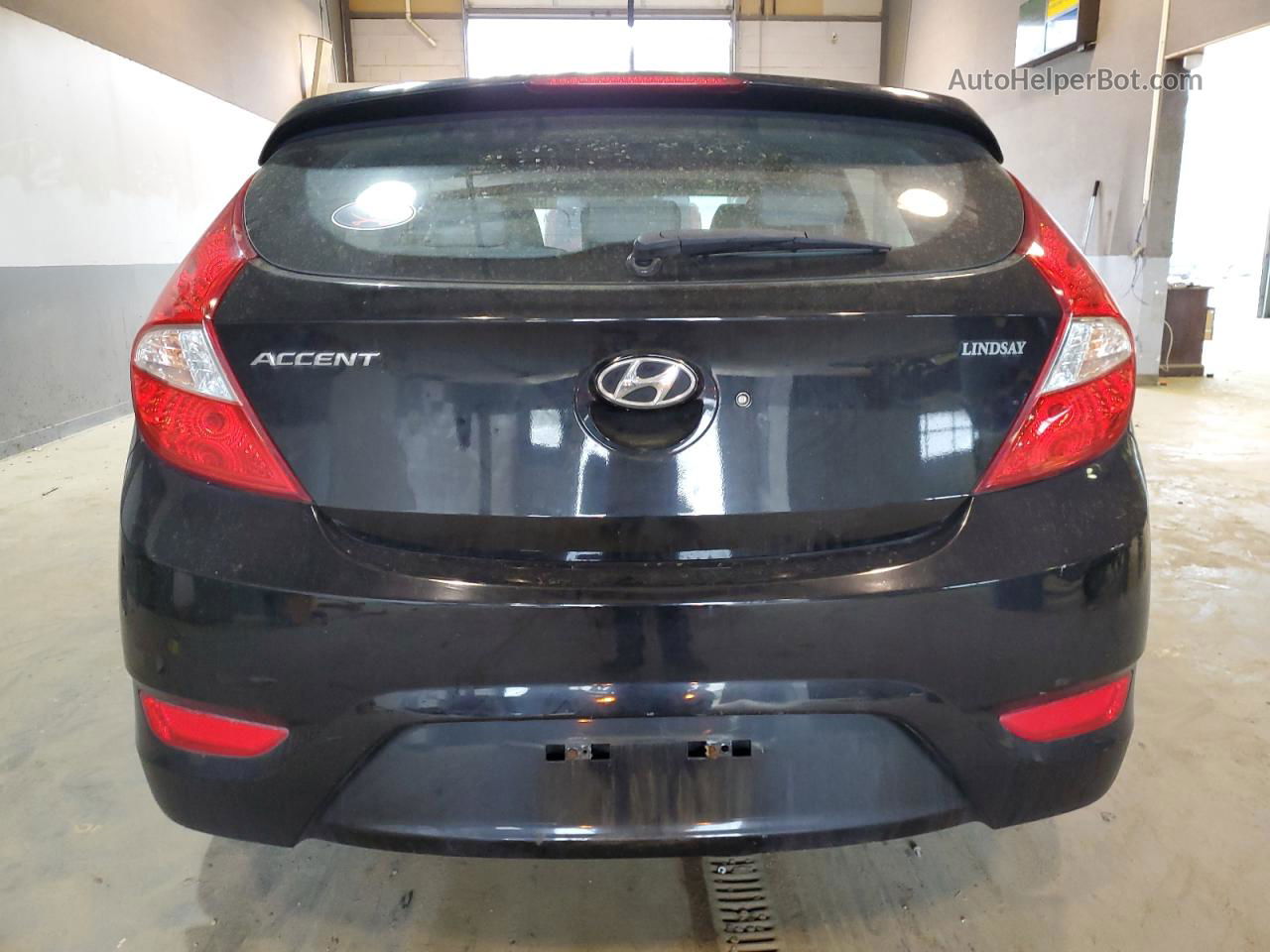 2015 Hyundai Accent Gls Черный vin: KMHCU5AE5FU230784