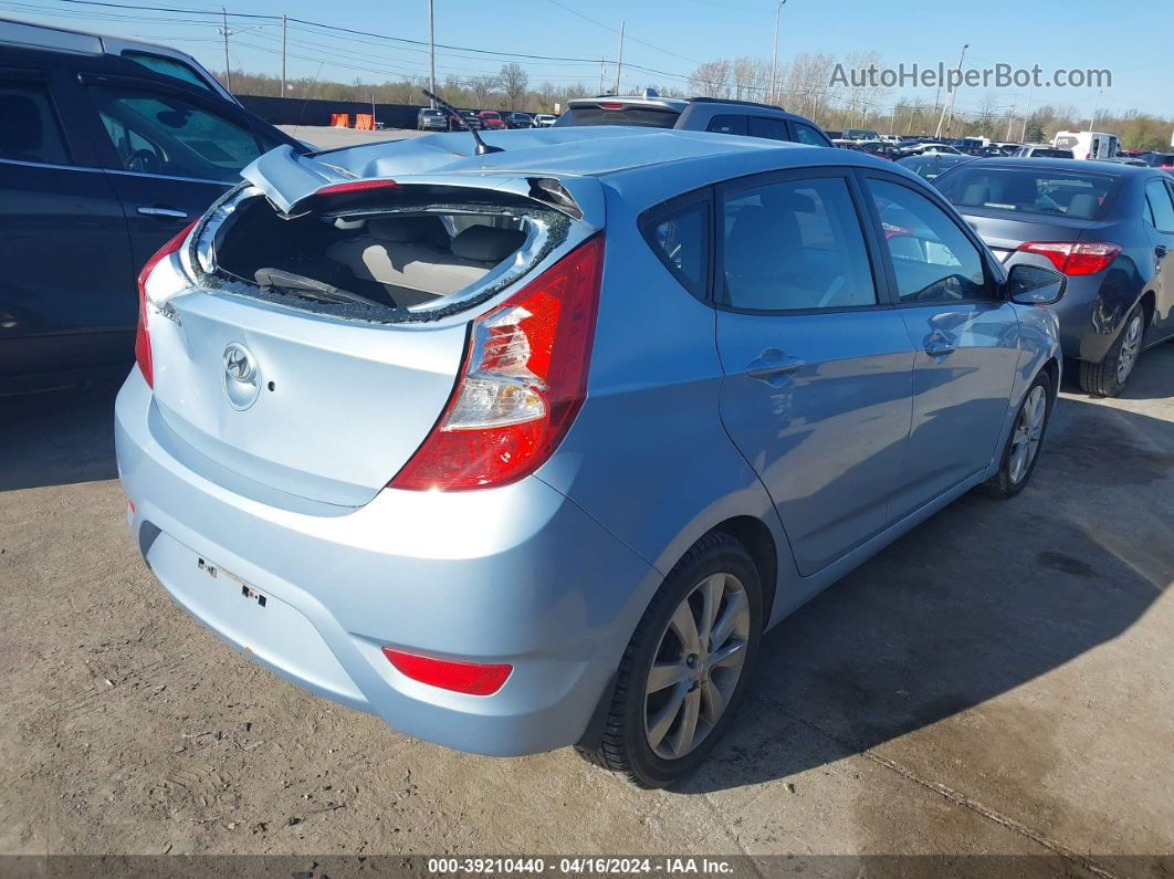 2013 Hyundai Accent Se Blue vin: KMHCU5AE6DU066846