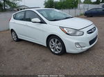 2013 Hyundai Accent Se White vin: KMHCU5AE6DU078267