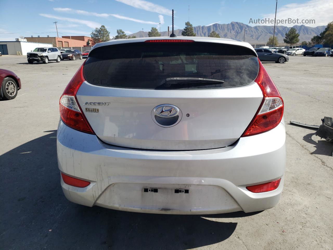 2015 Hyundai Accent Gls Silver vin: KMHCU5AE6FU232785