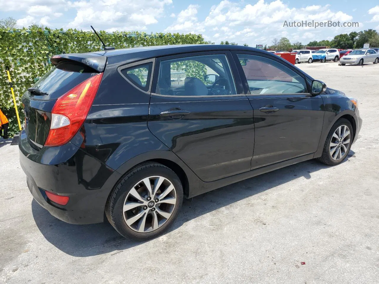 2016 Hyundai Accent Sport Черный vin: KMHCU5AE6GU248972