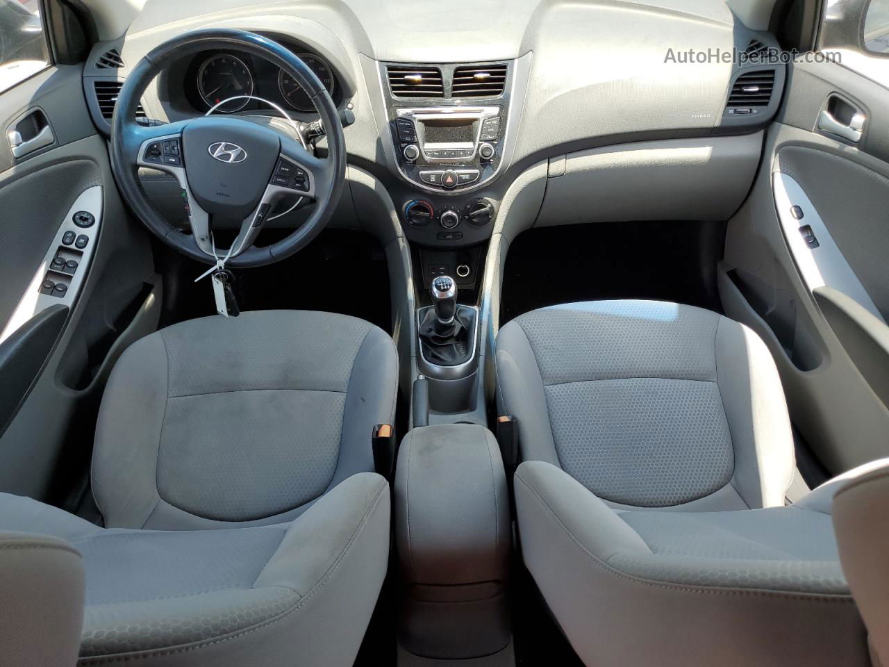 2016 Hyundai Accent Sport Черный vin: KMHCU5AE6GU248972