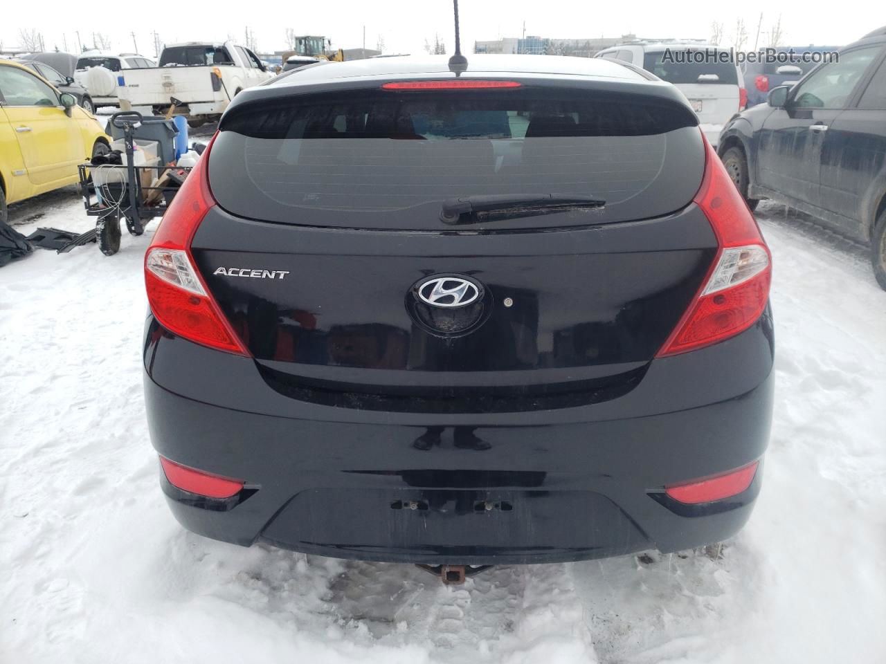 2016 Hyundai Accent Sport Черный vin: KMHCU5AE6GU253430