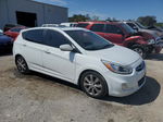 2014 Hyundai Accent Gls White vin: KMHCU5AE7EU168206