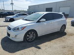 2014 Hyundai Accent Gls White vin: KMHCU5AE7EU168206