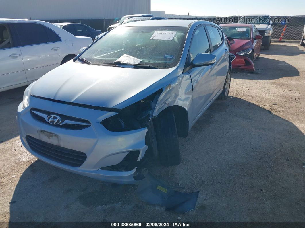 2014 Hyundai Accent Se Light Blue vin: KMHCU5AE7EU176127