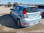 2014 Hyundai Accent Se Light Blue vin: KMHCU5AE7EU176127