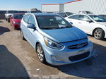 2014 Hyundai Accent Se Light Blue vin: KMHCU5AE7EU176127