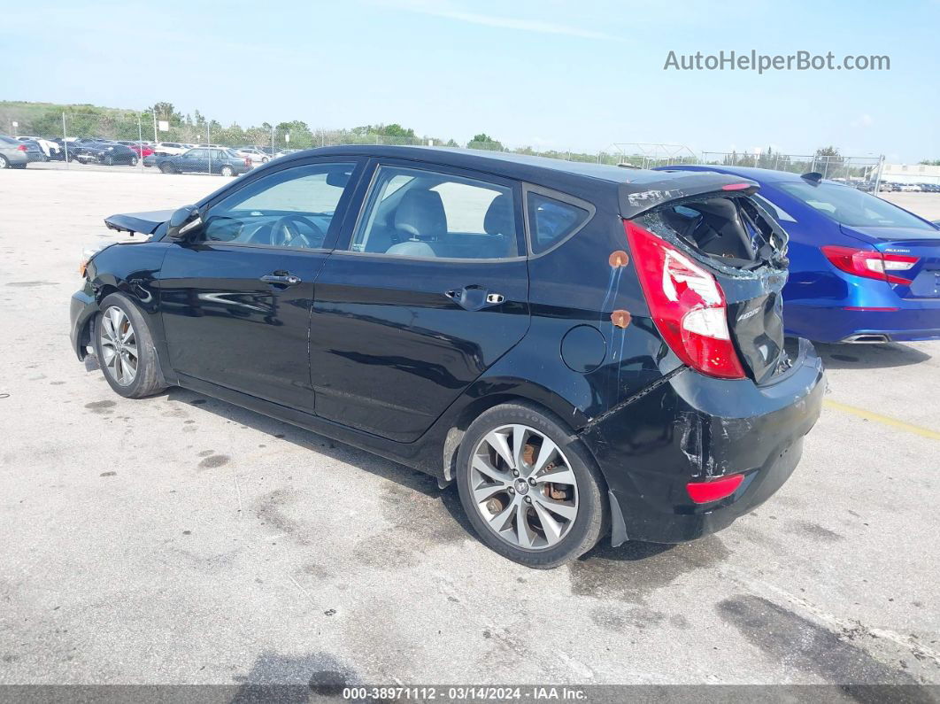 2015 Hyundai Accent Sport Black vin: KMHCU5AE7FU205661