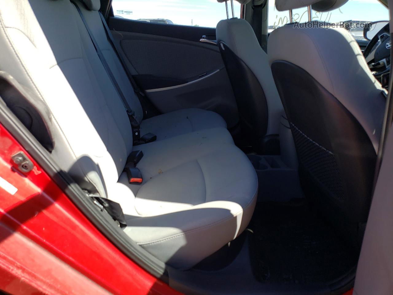 2014 Hyundai Accent Gls Red vin: KMHCU5AE8EU163502