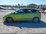 2014 Hyundai Accent Se Green vin: KMHCU5AE8EU190120