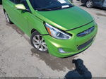 2014 Hyundai Accent Se Green vin: KMHCU5AE8EU190120