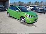 2014 Hyundai Accent Se Green vin: KMHCU5AE8EU190120