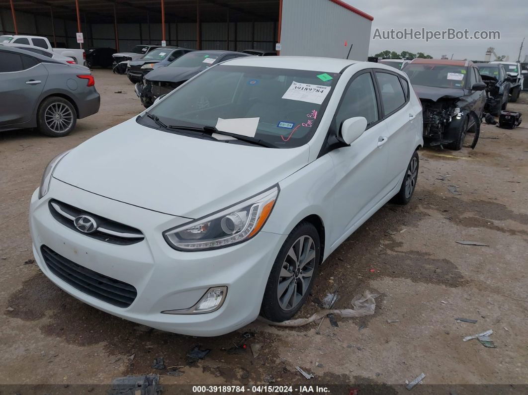 2015 Hyundai Accent Sport White vin: KMHCU5AE8FU232724