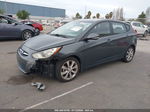 2013 Hyundai Accent Se Gray vin: KMHCU5AE9DU063214