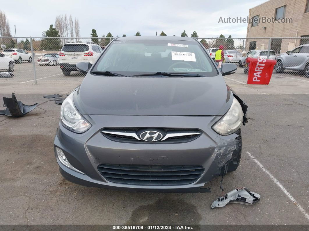 2013 Hyundai Accent Se Gray vin: KMHCU5AE9DU063214