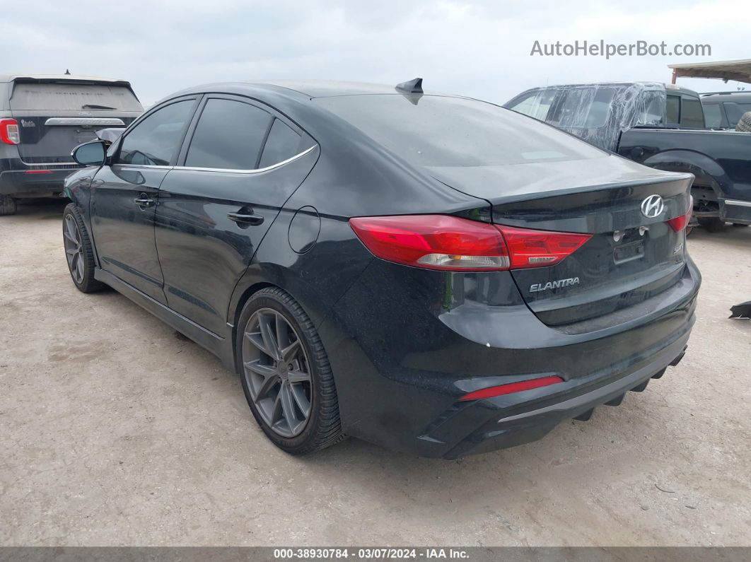 2017 Hyundai Elantra Sport Black vin: KMHD04LB5HU352013