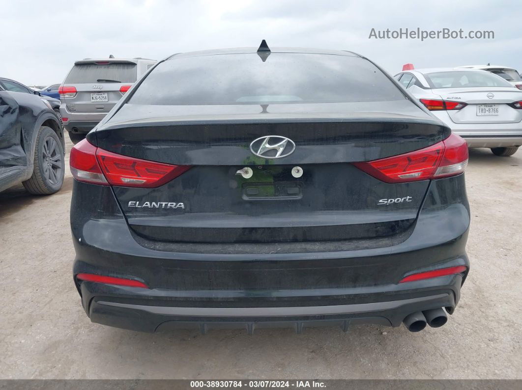 2017 Hyundai Elantra Sport Black vin: KMHD04LB5HU352013