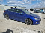 2019 Hyundai Elantra Sport Blue vin: KMHD04LB5KU855242