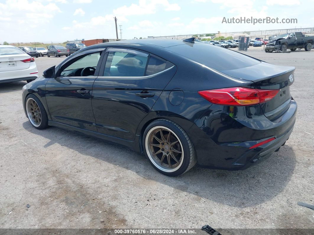 2018 Hyundai Elantra Sport Black vin: KMHD04LB6JU721919