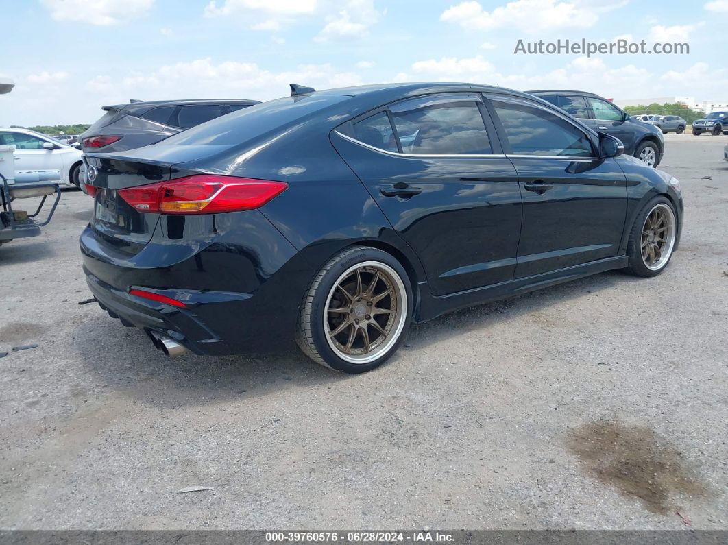 2018 Hyundai Elantra Sport Black vin: KMHD04LB6JU721919