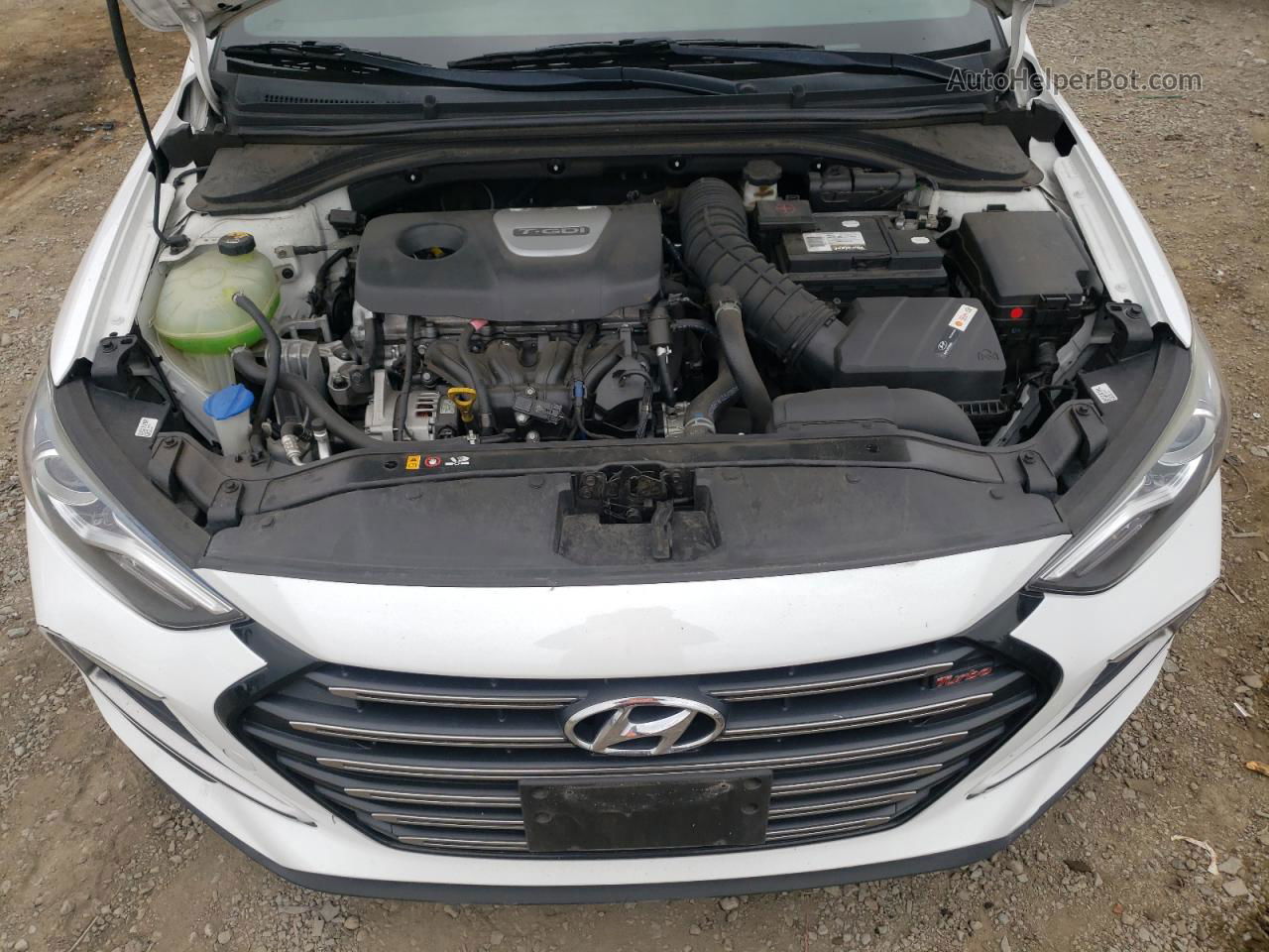 2017 Hyundai Elantra Sport Белый vin: KMHD04LB7HU343586