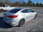 2018 Hyundai Elantra Sport Silver vin: KMHD04LB9JU449916