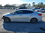 2018 Hyundai Elantra Sport Silver vin: KMHD04LB9JU449916