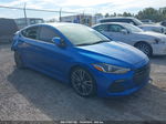 2018 Hyundai Elantra Sport Blue vin: KMHD04LBXJU524199