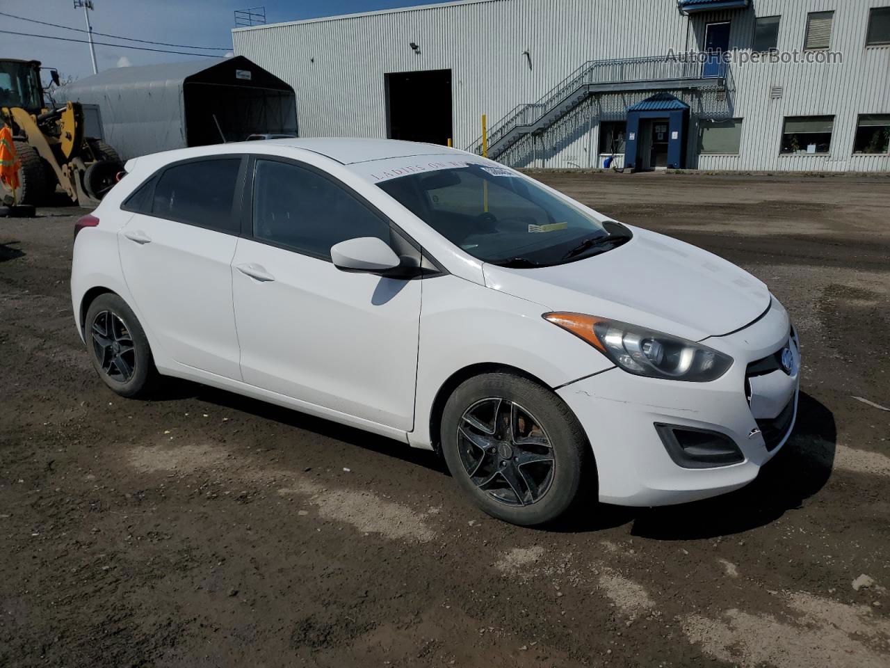 2014 Hyundai Elantra Gt  White vin: KMHD25LH4EU176278