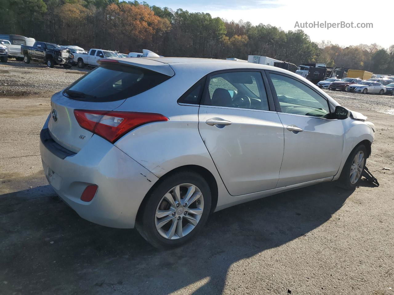 2013 Hyundai Elantra Gt  Silver vin: KMHD35LE0DU108996