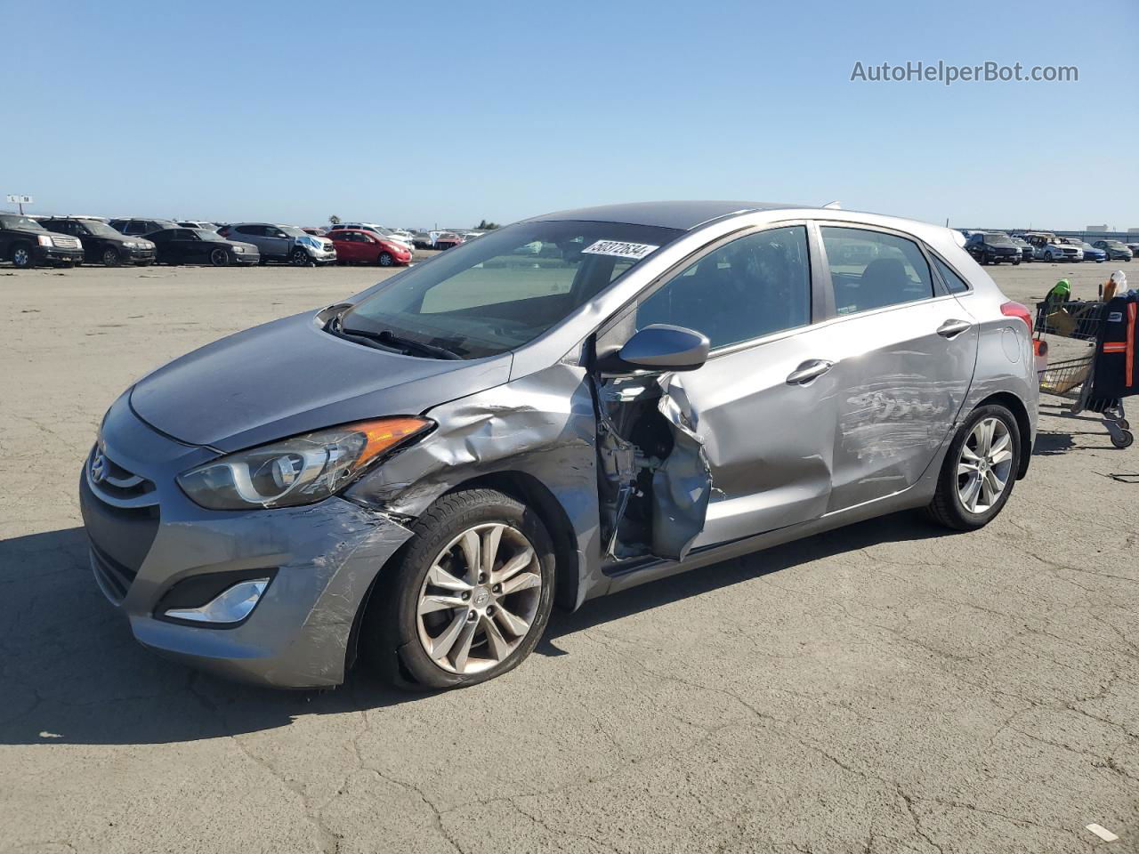 2013 Hyundai Elantra Gt  Gray vin: KMHD35LE0DU109310