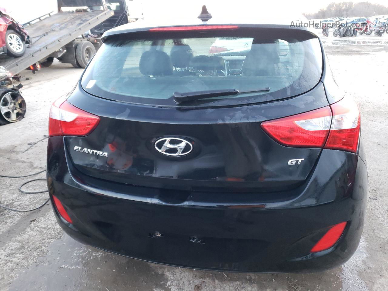 2013 Hyundai Elantra Gt  Черный vin: KMHD35LE0DU152514