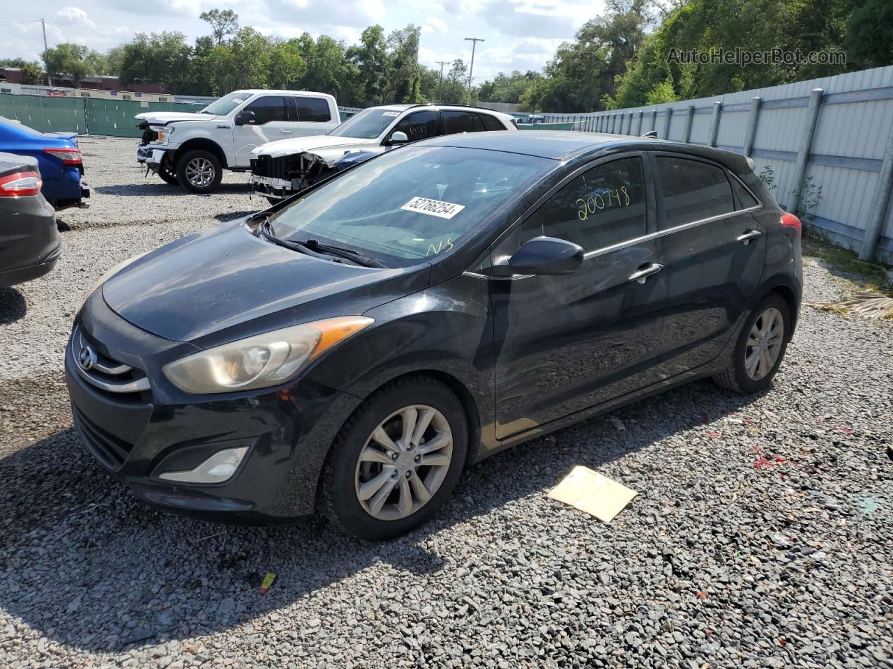 2013 Hyundai Elantra Gt  Black vin: KMHD35LE1DU049490