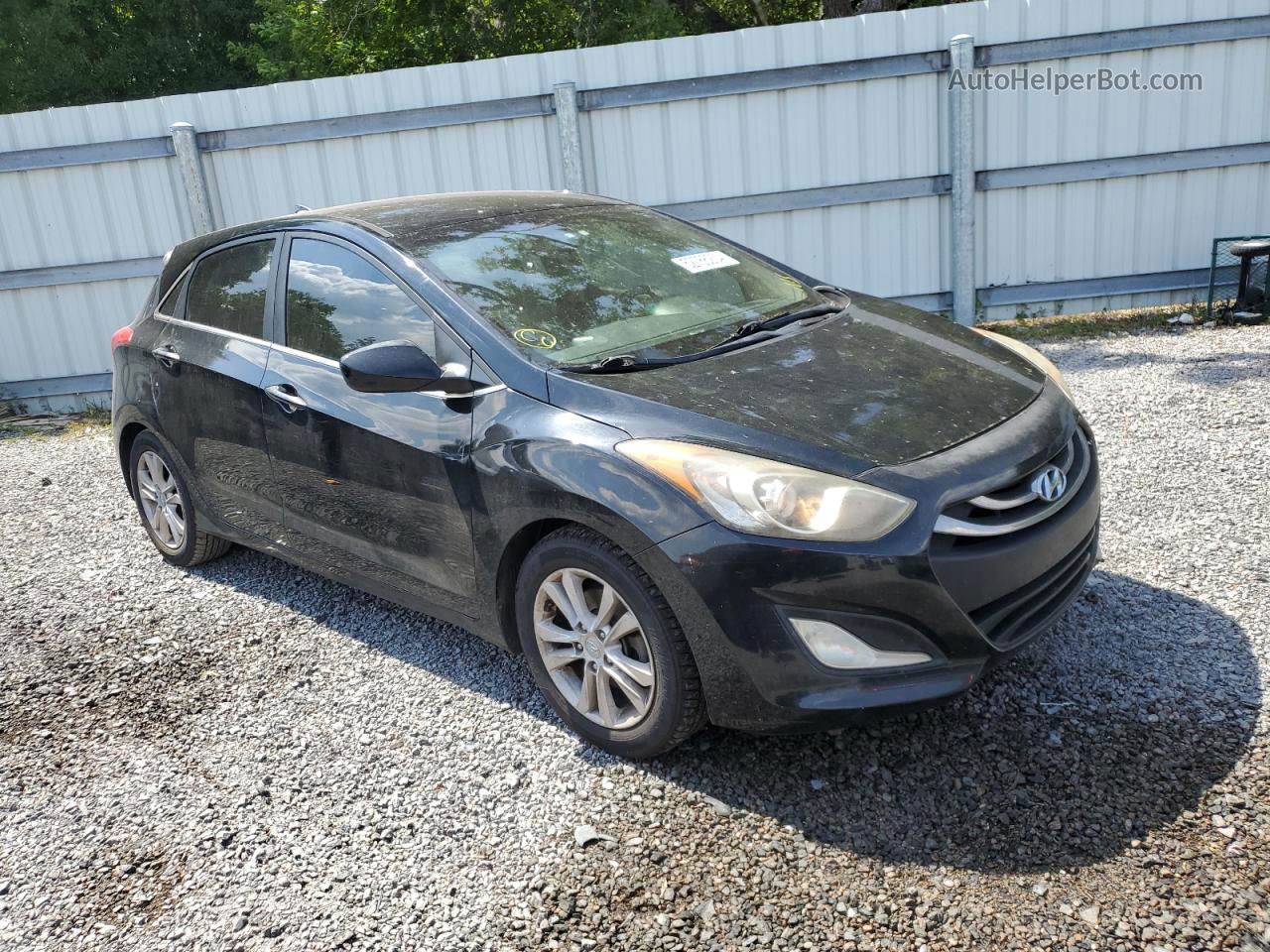 2013 Hyundai Elantra Gt  Black vin: KMHD35LE1DU049490